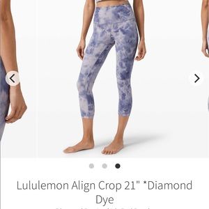 Lululemon Align Crop Size 12